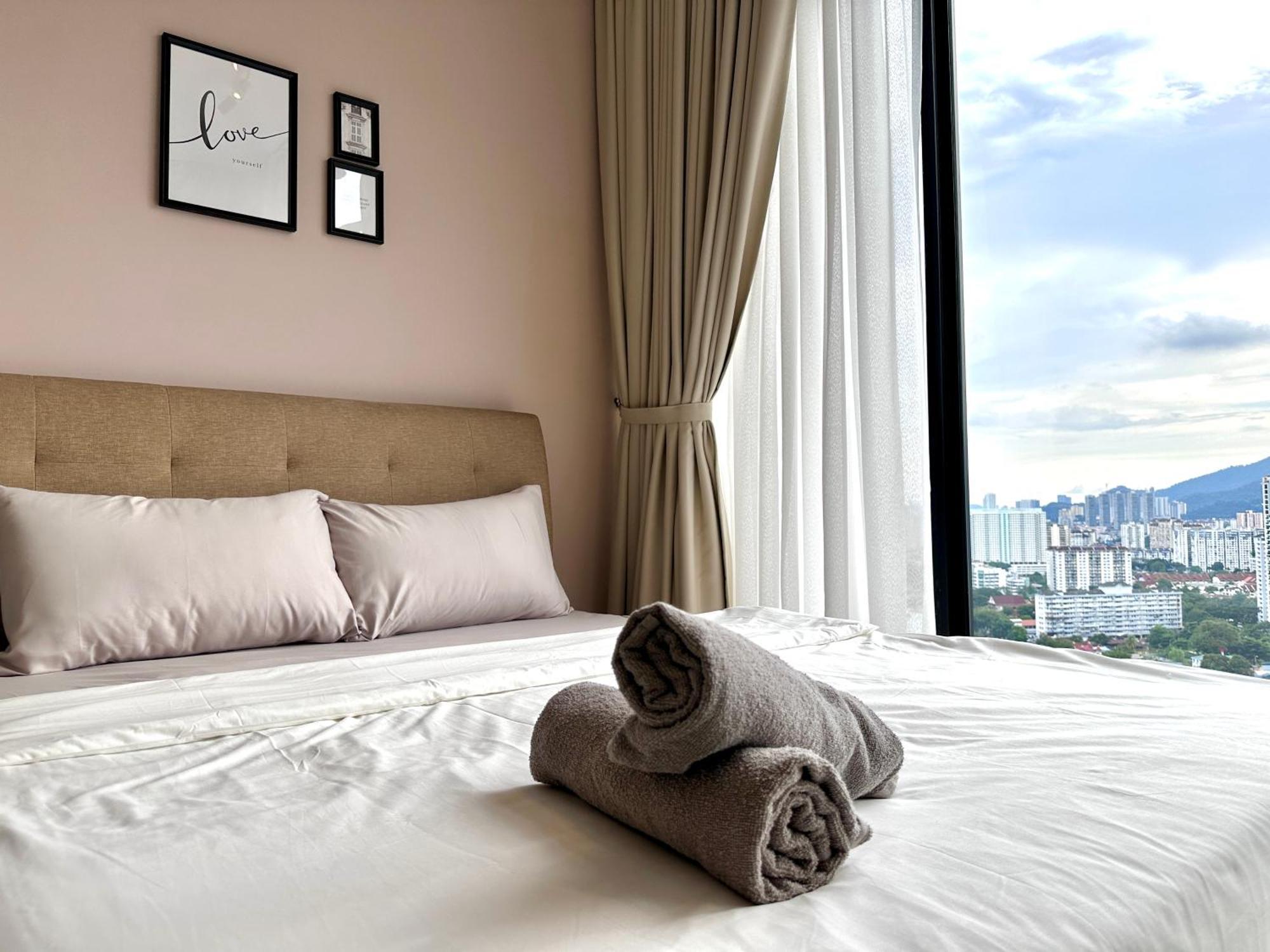 New 2Br Georgetown Warm And Lovely Homestay 10Pax-无敌美景两房民宿 Beacon Executive Suite ภายนอก รูปภาพ