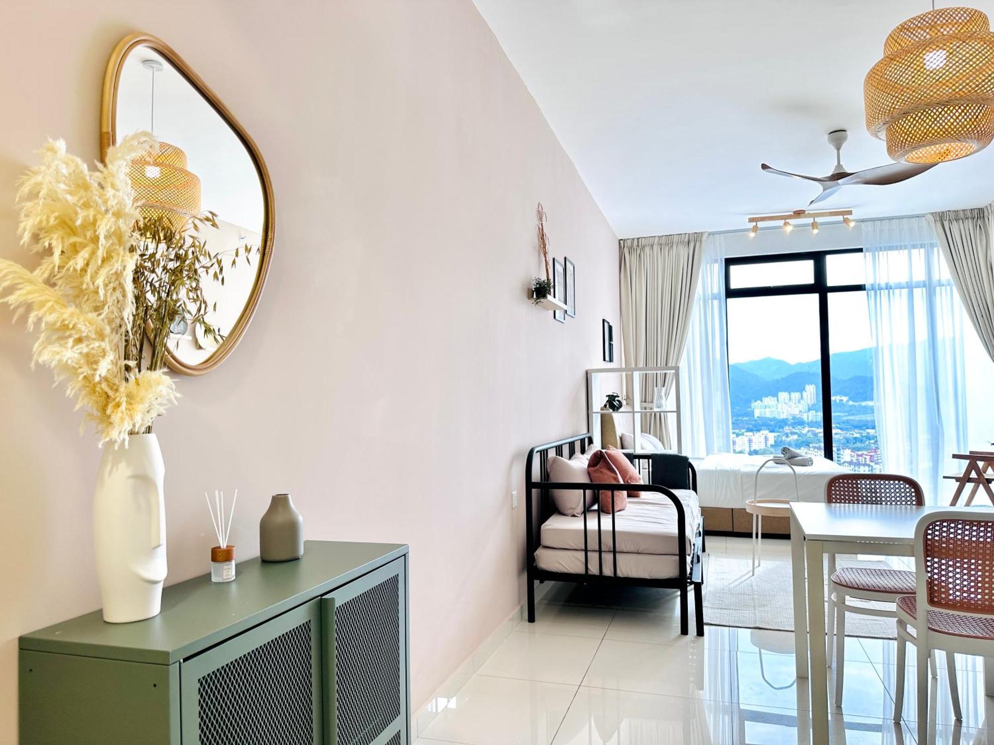 New 2Br Georgetown Warm And Lovely Homestay 10Pax-无敌美景两房民宿 Beacon Executive Suite ภายนอก รูปภาพ