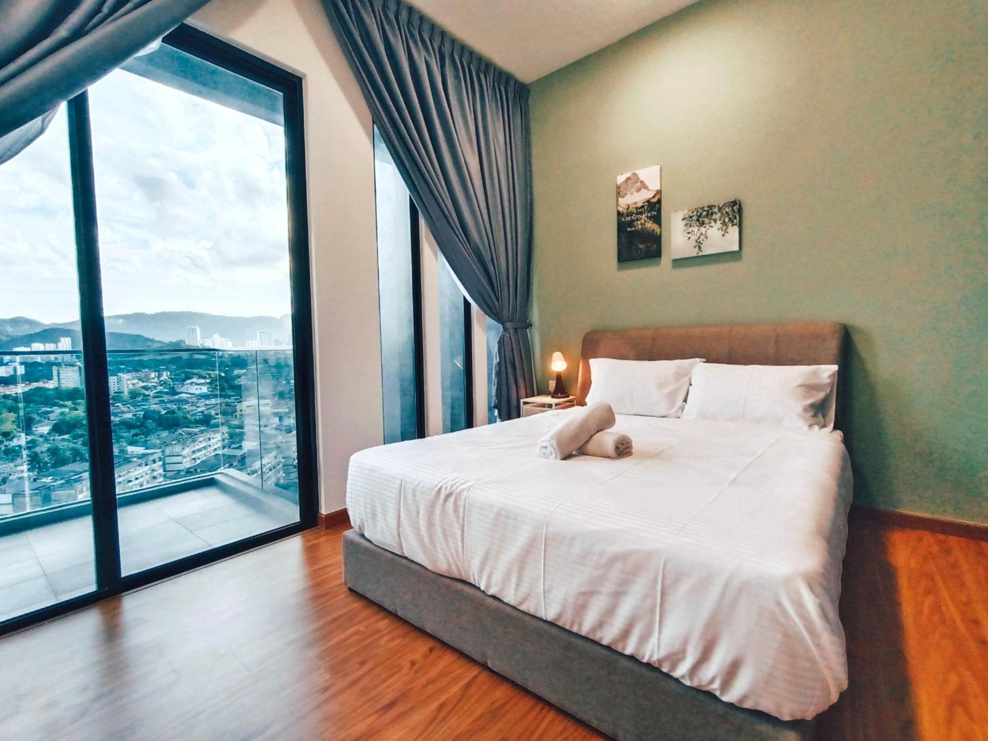 New 2Br Georgetown Warm And Lovely Homestay 10Pax-无敌美景两房民宿 Beacon Executive Suite ภายนอก รูปภาพ