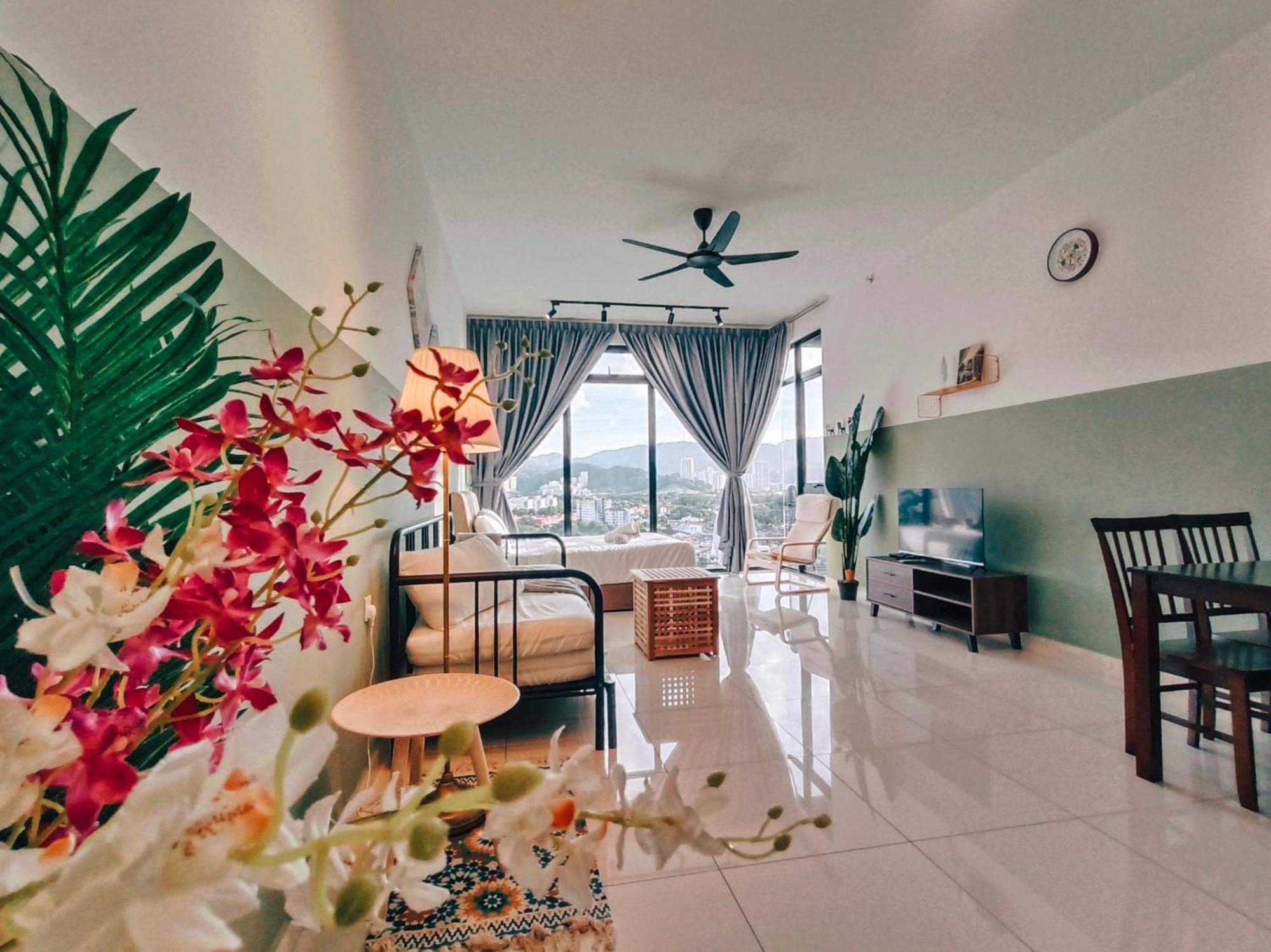 New 2Br Georgetown Warm And Lovely Homestay 10Pax-无敌美景两房民宿 Beacon Executive Suite ภายนอก รูปภาพ
