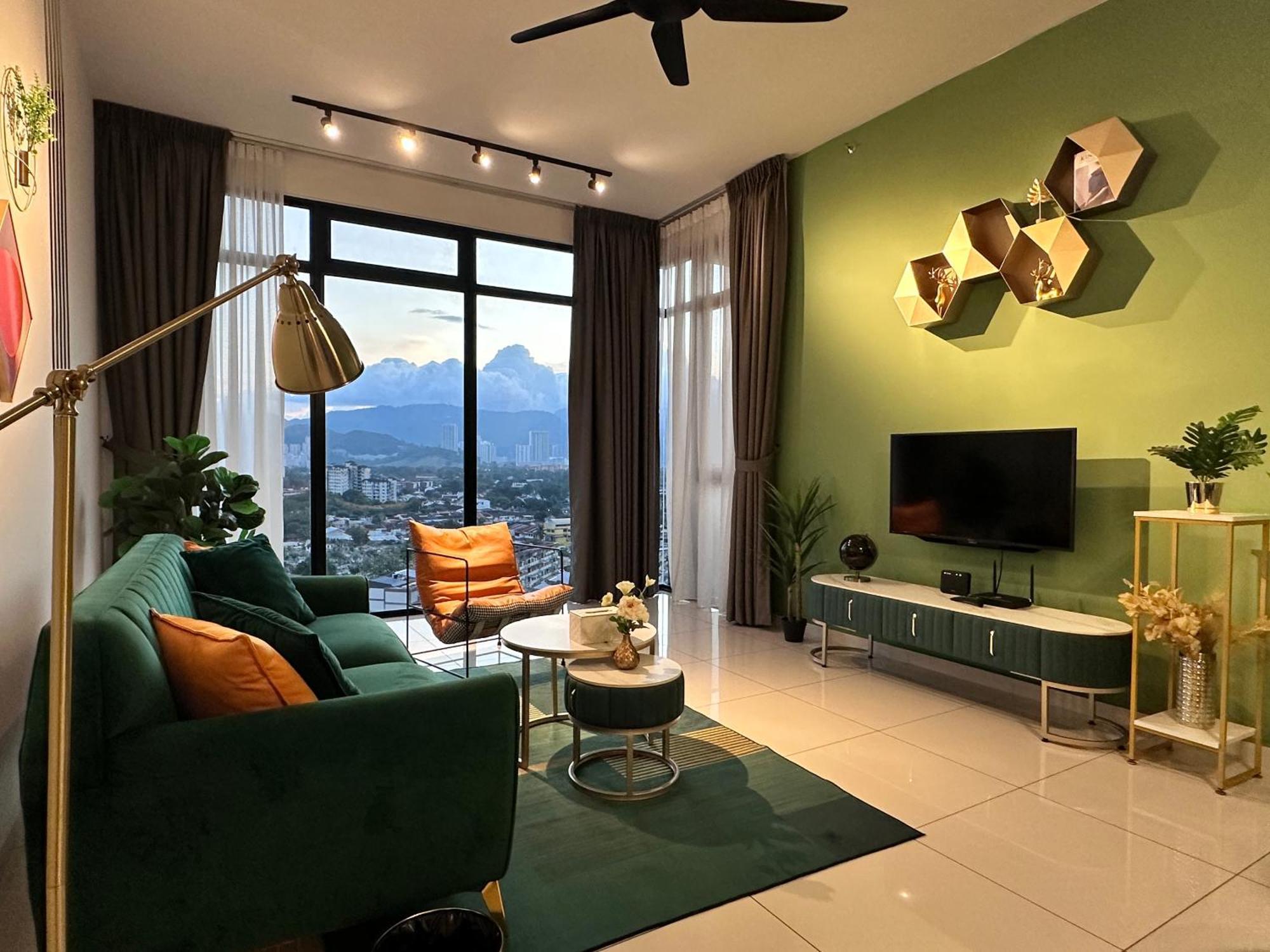 New 2Br Georgetown Warm And Lovely Homestay 10Pax-无敌美景两房民宿 Beacon Executive Suite ภายนอก รูปภาพ