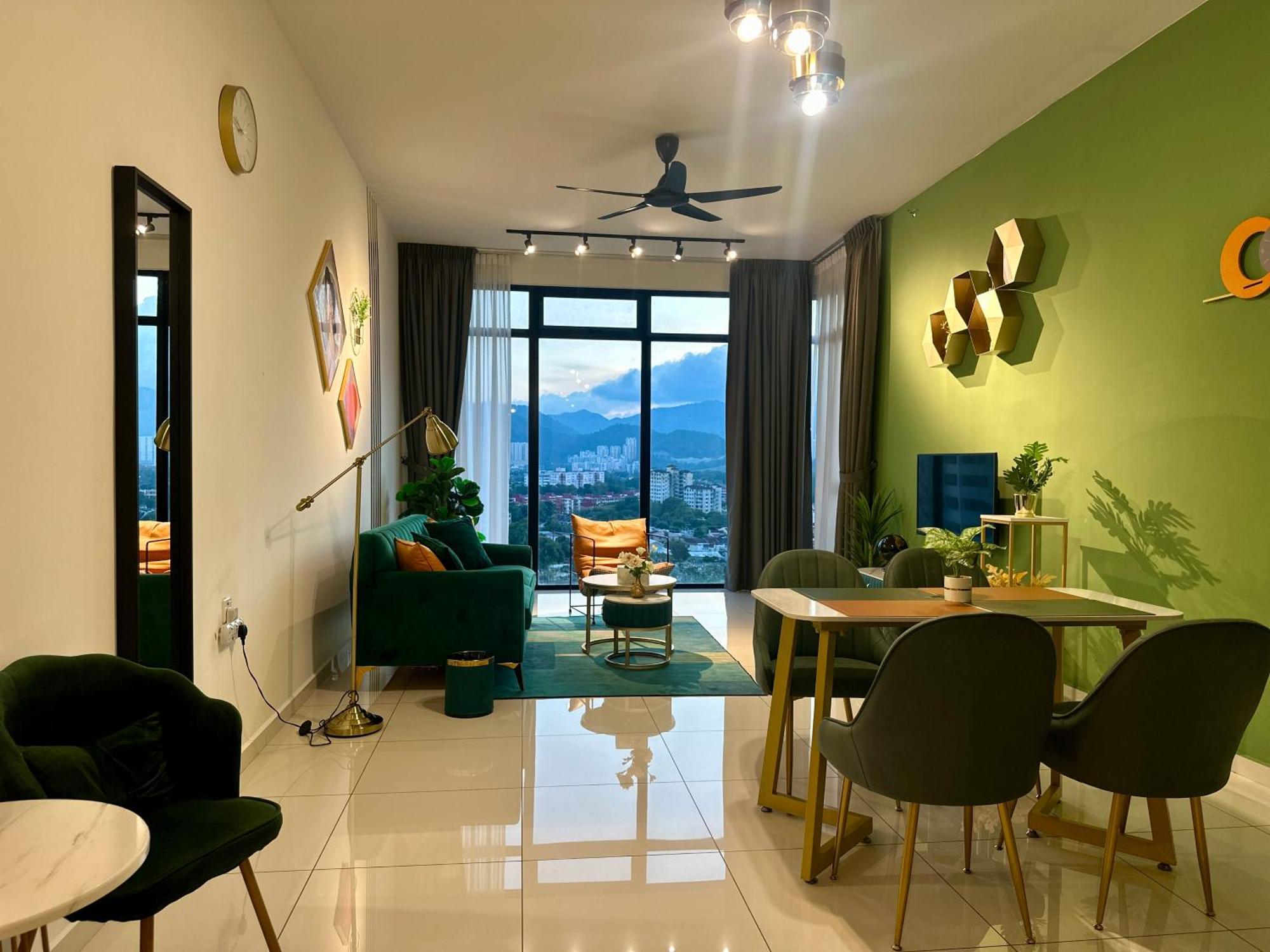 New 2Br Georgetown Warm And Lovely Homestay 10Pax-无敌美景两房民宿 Beacon Executive Suite ภายนอก รูปภาพ